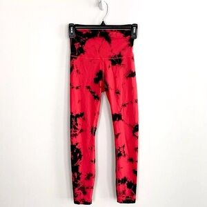 Lululemon Wunder Train High-Rise Tight 25" Tie Dye Carnation